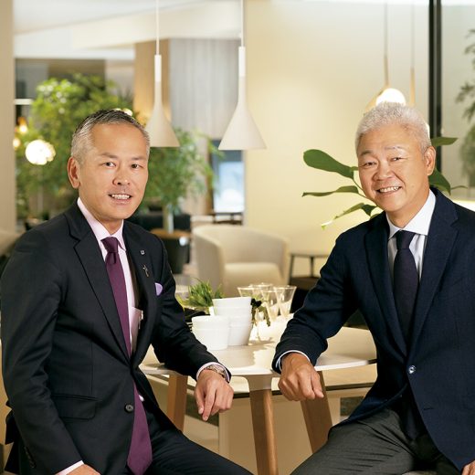 保科卓氏(右)、植田友宏氏(左)