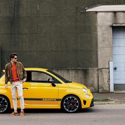 クルマと男服、エトロ×アバルトのコラボ