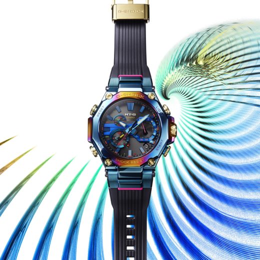 レインボーカラーの超個性派G-SHOCKで験担ぎ!?