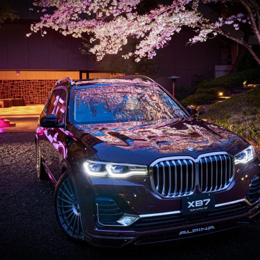 自動車グルメ御用達のアルピナ。桜花爛漫にXB7登場!