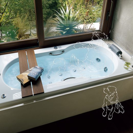 思考が深まる“座る”バスタブ