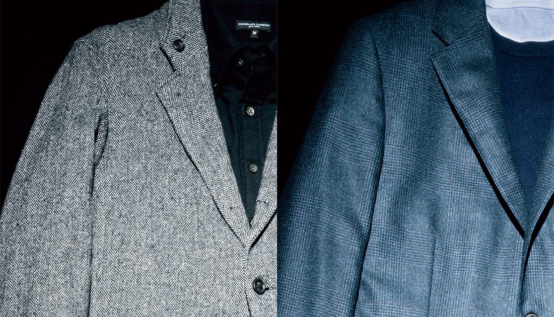 究極のカシミアスーツ vs 最旬のミリタリースーツ