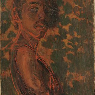 青木 繁《自画像》1903年　石橋財団アーティゾン美術館蔵