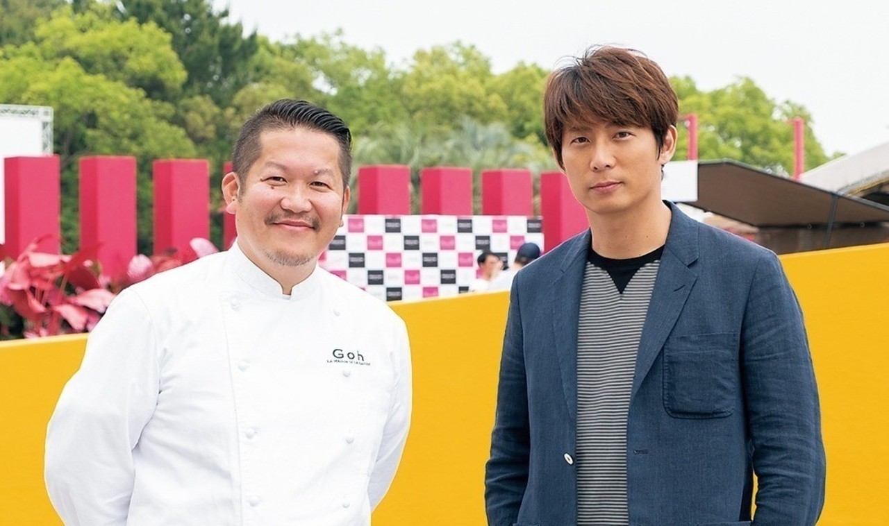 EXILE黒木啓司】フレンチ、豚骨スープ、デジタルアート、お茶