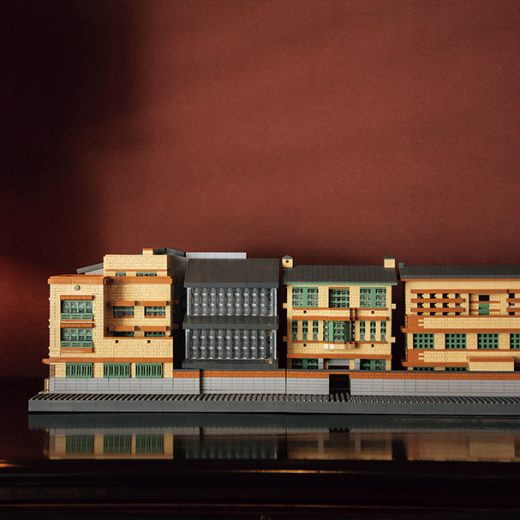 LEGOでつくられた丸福樓の全貌