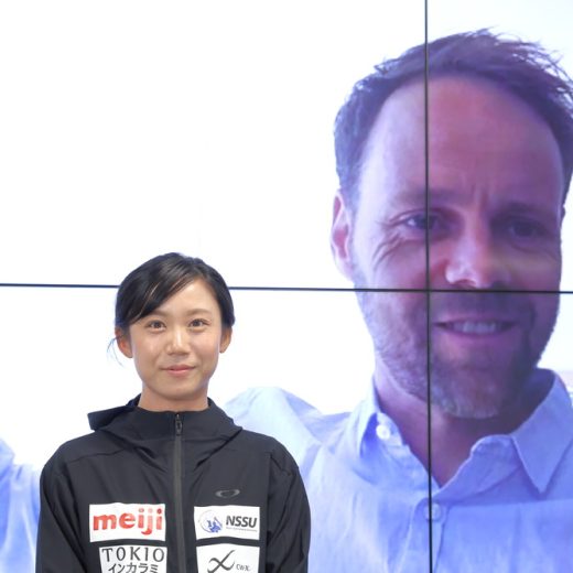 高木美帆とコーチ、ヨハン・デビット氏