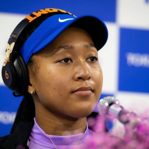 東レ・パンパシフィック・オープン2022の会見での大坂なおみ。