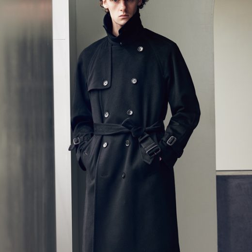 最上級カシミアに美しいドレープ! 麻布テーラー×ゲーテのトレンチコート