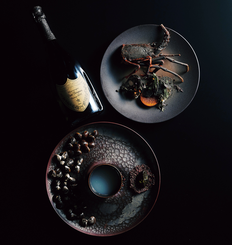 コンラッド大阪×ドン ペリニヨン】DARK HARMONYで提供される、黒で統一