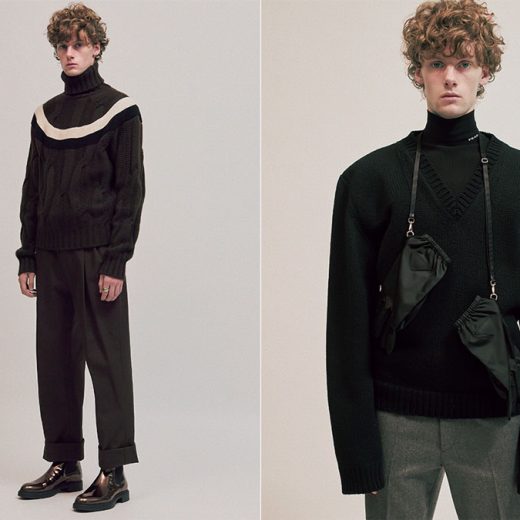 野口強のニットコーデ