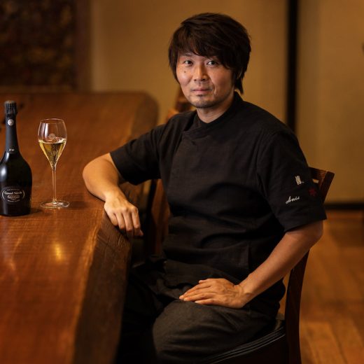 「傳」長谷川在佑さんとローラン・ペリエ グラン シエクル