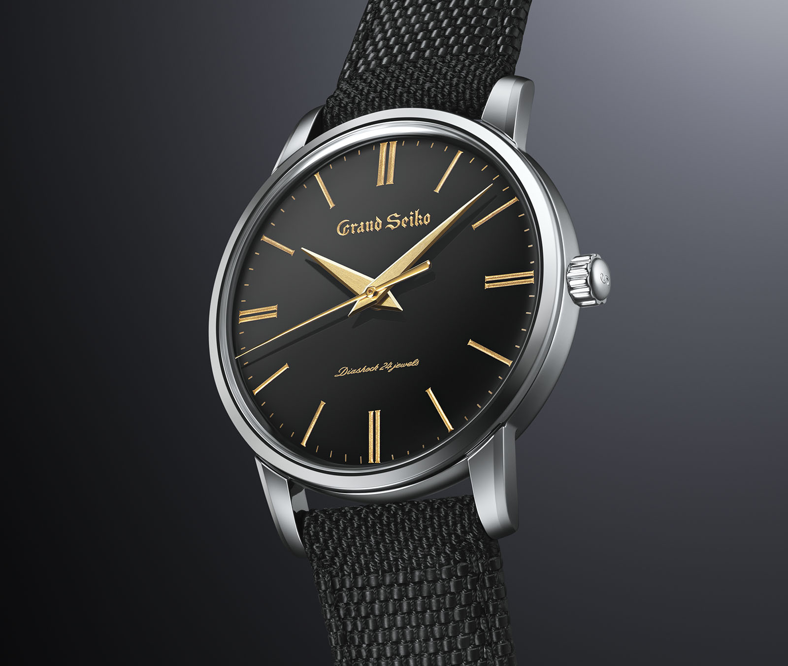 セイコー腕時計110周年を記念する黒漆ダイヤルのグランドセイコーが