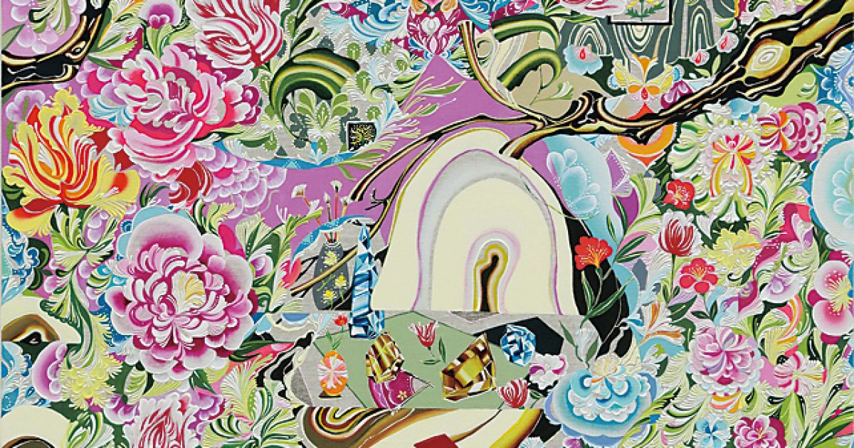 水野里奈 Rina Mizuno 油彩作品「楼閣まで」2015年 F40 真作