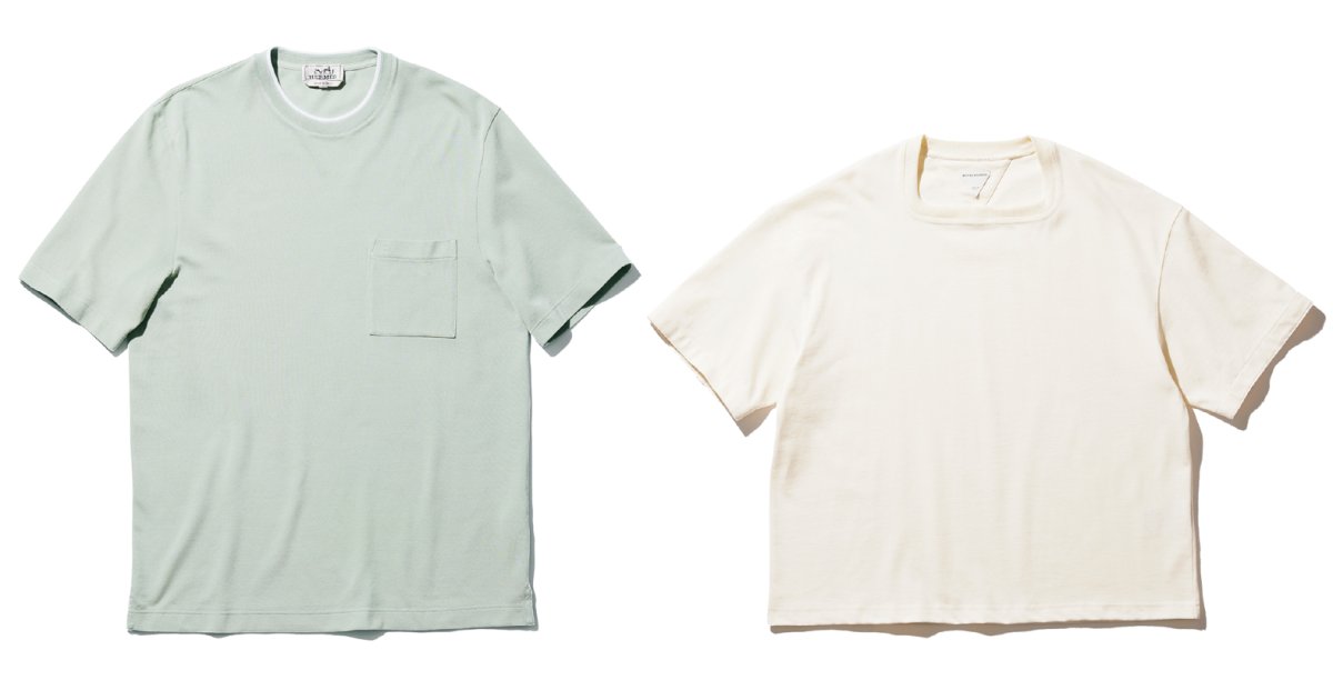 エルメス、トム フォード。大人が着るべき、上質な無地Tシャツ4