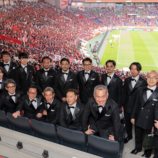 タキシードを着て、サッカー観戦!? 麻布テーラー主催の贅沢な非日常体験がついに開催