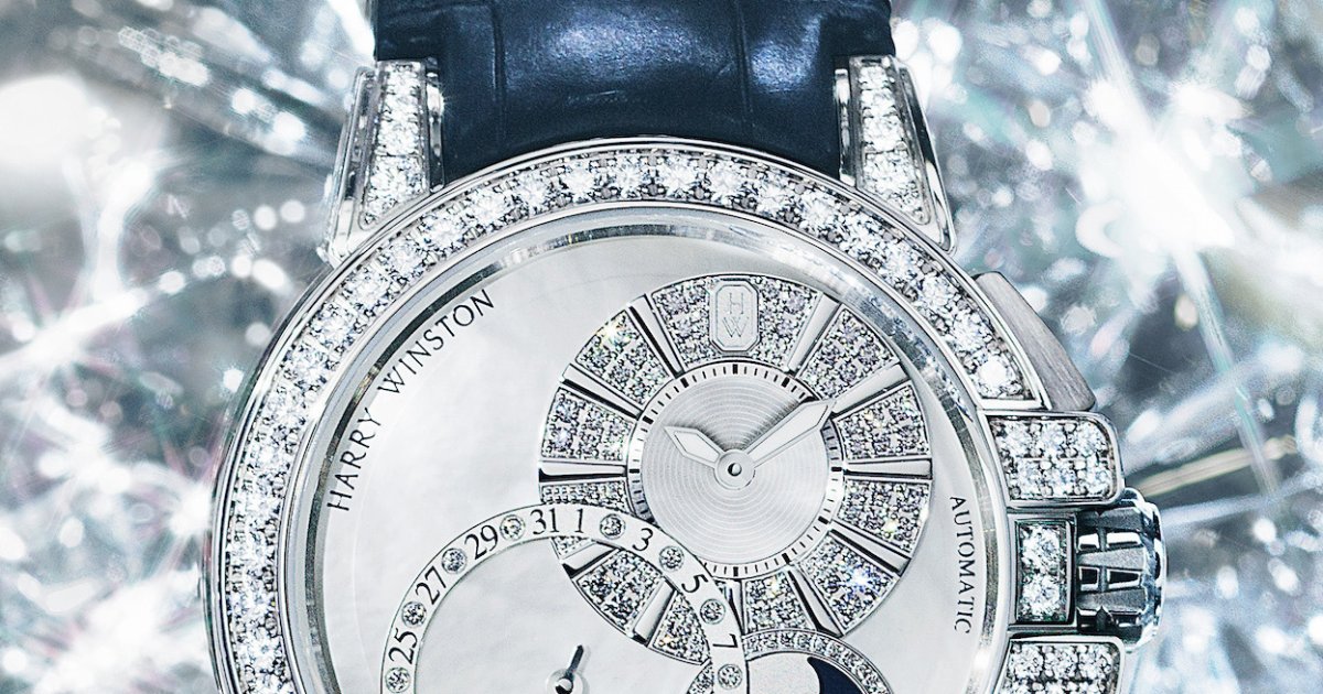 ハリー・ウィンストン、最高峰のダイヤモンドが輝くムーンフェイズ付き