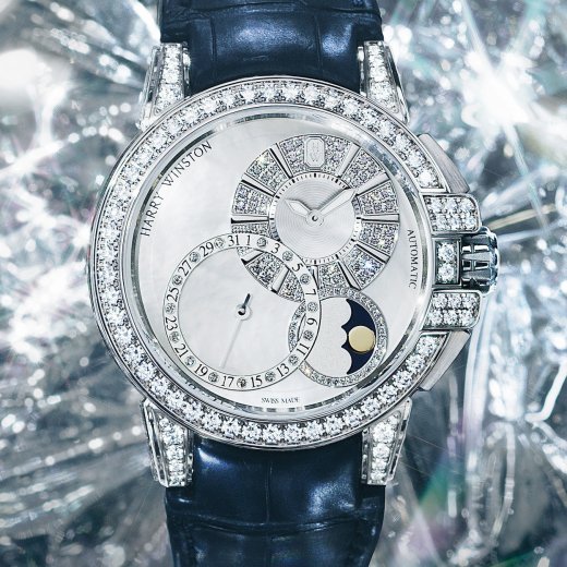 ハリー・ウィンストン「HW オーシャン・デイト ムーンフェイズ オートマティック 42㎜」