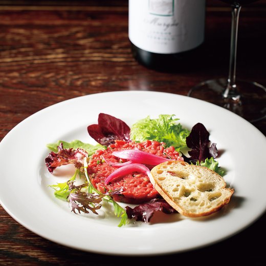 「ICARO miyamoto」の馬肉のタルタル