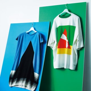 イッセイ ミヤケのニットとTシャツ