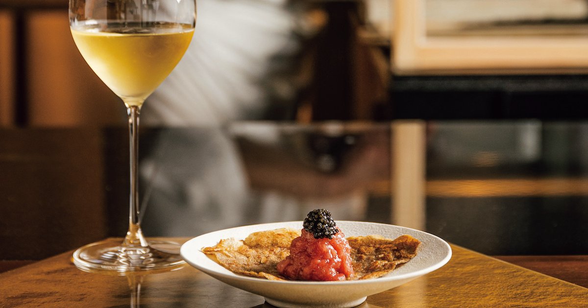 蕎庵 三たて｜蕎麦×シャンパーニュ×極上鮪の新感覚懐石