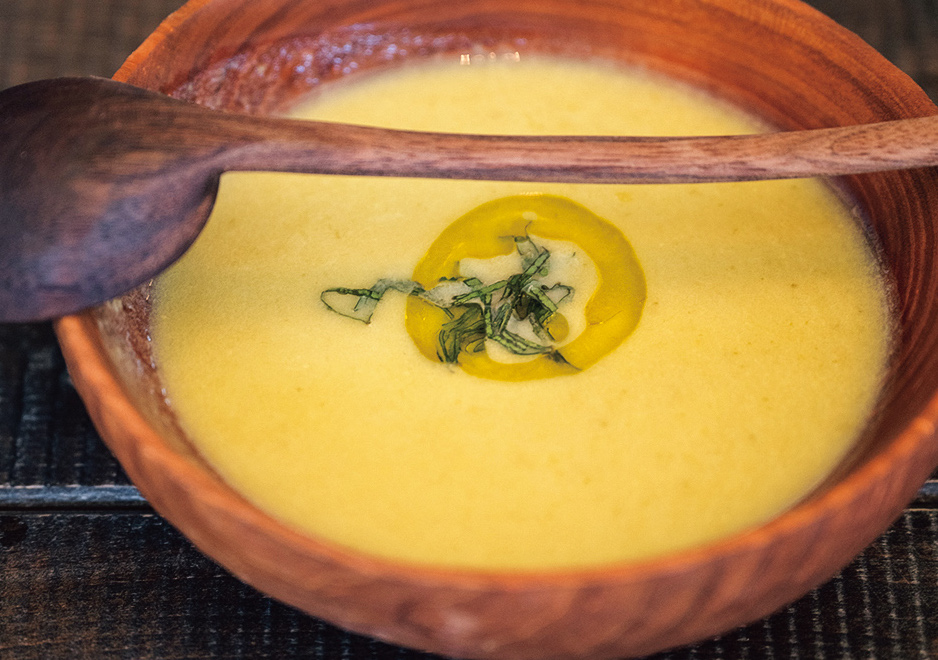 「Loriga 三浦半島食蔵」の豆のスープ