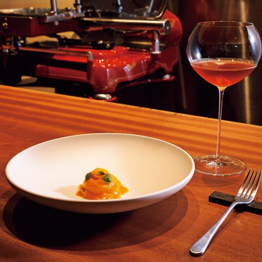 「PRIMO PASSO」のトマトのスパゲティ