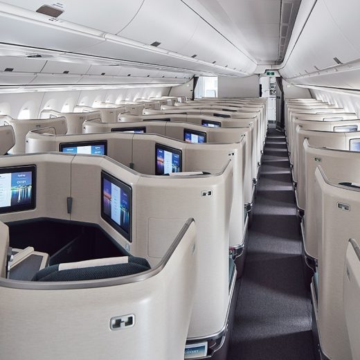 キャセイパシフィック航空のシート