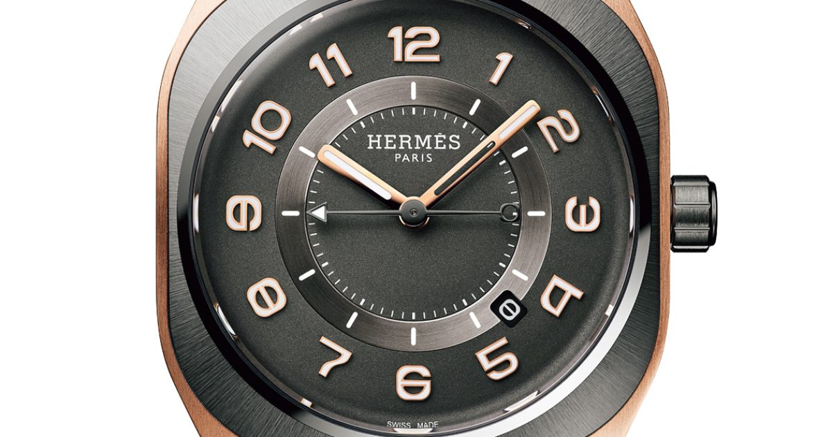 エルメス、華やかで個性的なコンビウォッチ「H08」 | GOETHE