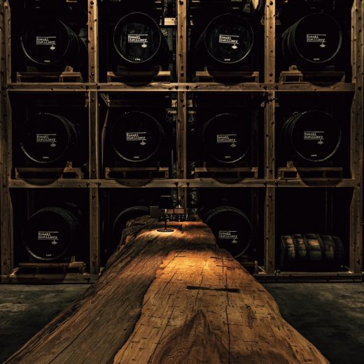 komaki distilleryの熟成庫
