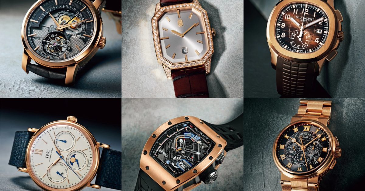 ブレゲ、パテック、IWC…今注目のゴールドウォッチ19選【レッドゴールド編】