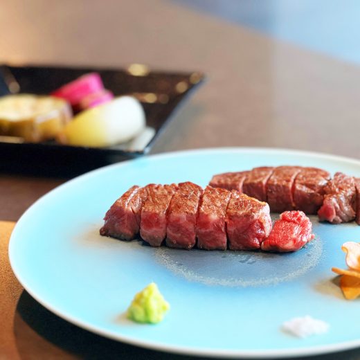 BELLUSTAR TOKYO鉄板「天祐」ステーキと野菜