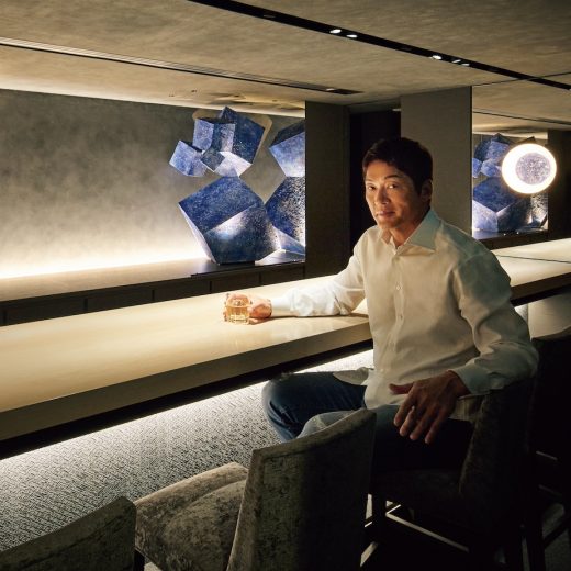 カウンターに座る長嶋一茂氏