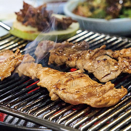 「プイルカルビ」の焼肉