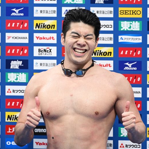 2024 競泳 国際大会代表選手選考会 男子 100m バタフライ 決勝　水沼尚輝選手