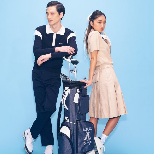 「A.P.C. GOLF」を着るみちょぱ