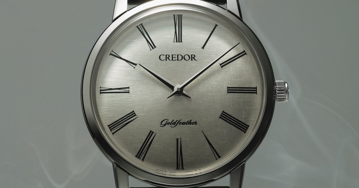 最新技法で人気モデルを復刻、クレドール50周年記念限定ウォッチ | GOETHE