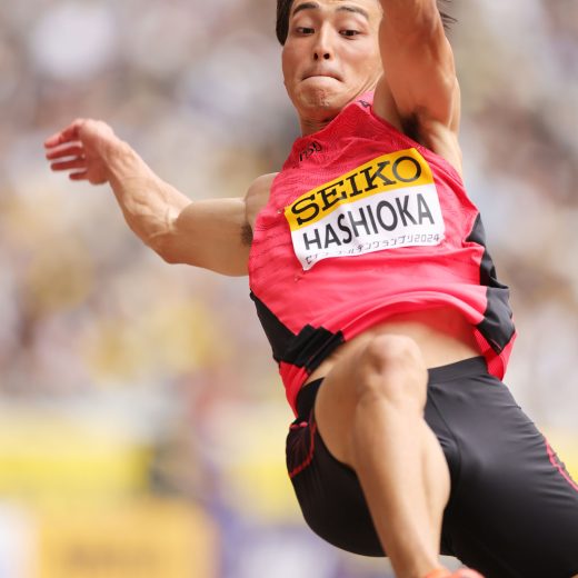 2024年5月に行われたセイコーゴールデンGP走幅跳で4位に入賞した橋岡優輝