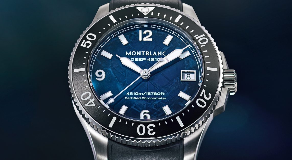 モンブラン、水深4810mという驚異の防水機能を備えたダイバーズ