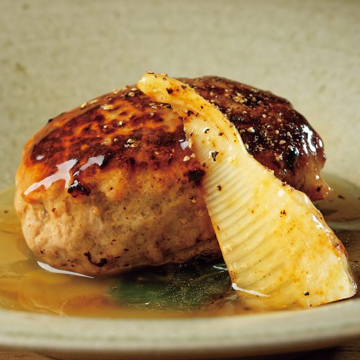 「ななかぐら」の鴨のハンバーグ