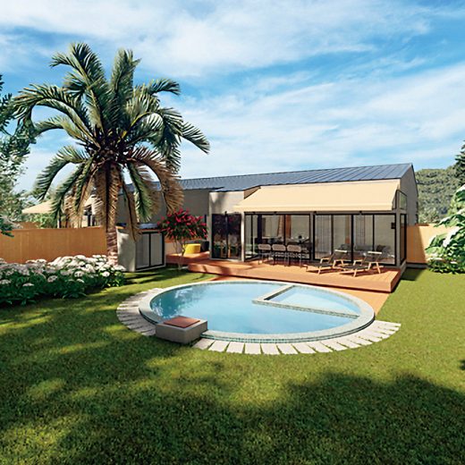 「離れ 風月」のドッグプール