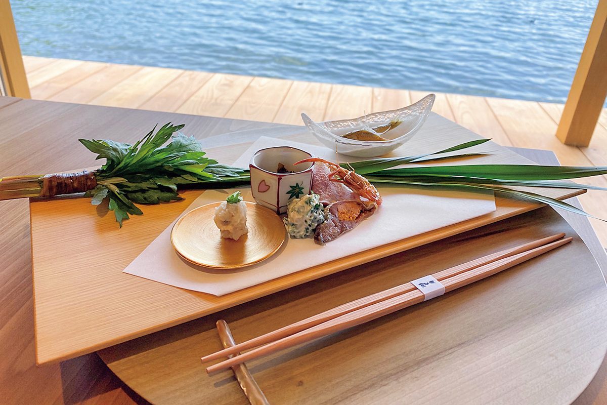 「奥琵琶湖 海津 湖里庵」の料理