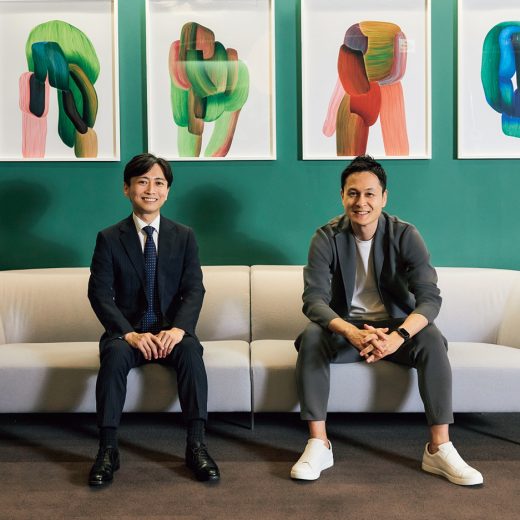 宮崎市長・清山知憲氏(左)と、MICIN代表取締役CEO・原聖吾氏(右)
