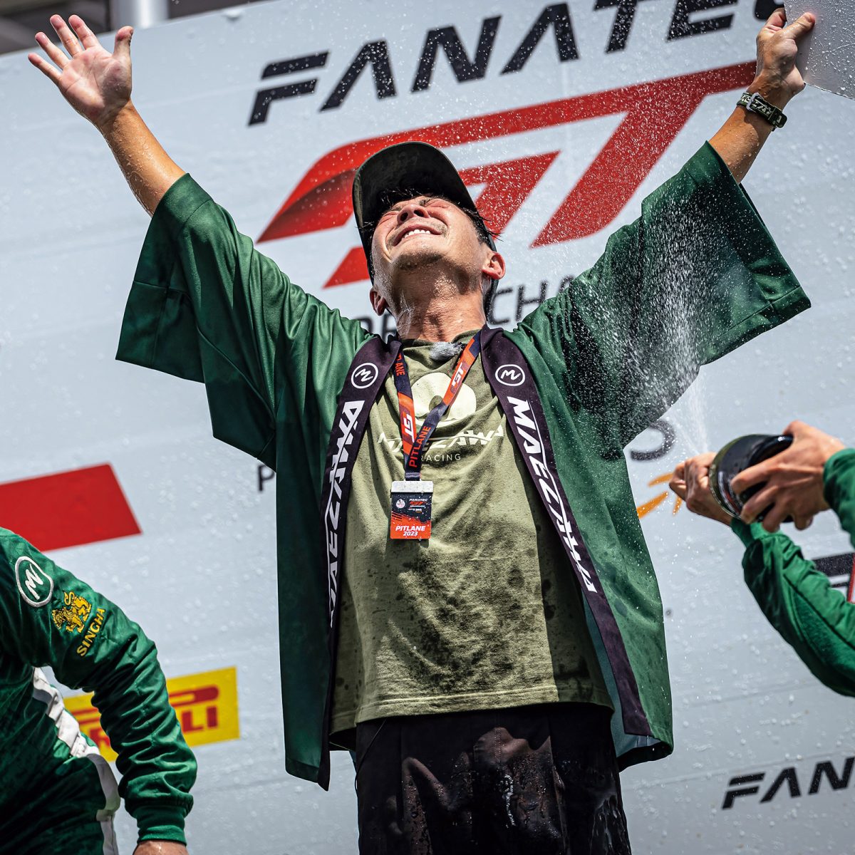 「2023 Fanatec GT World Challenge Asia Powered by AWS」で初優勝した前澤氏