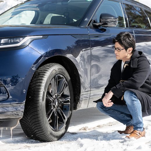 安東弘樹アナが体感! グッドイヤーのオールシーズンタイヤで雪道は平気なのか