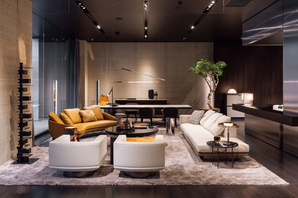 「Minotti KOBE」の店内