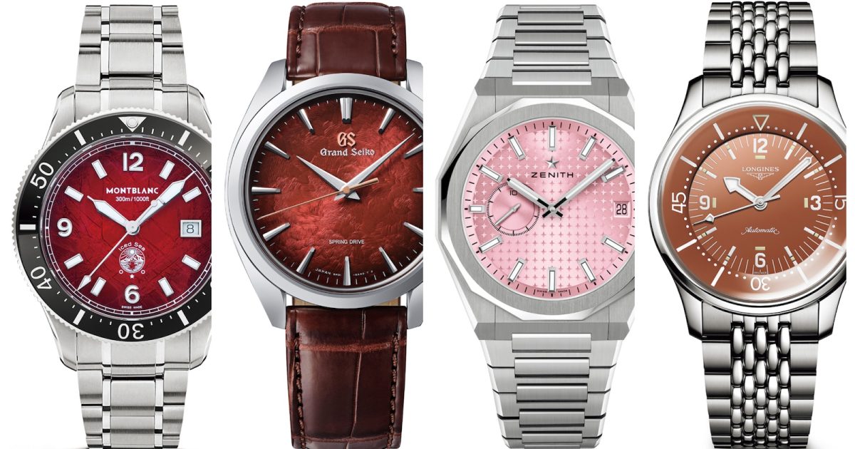 グランドセイコー、ゼニス…周りと差がつく、赤いメンズウォッチ4選