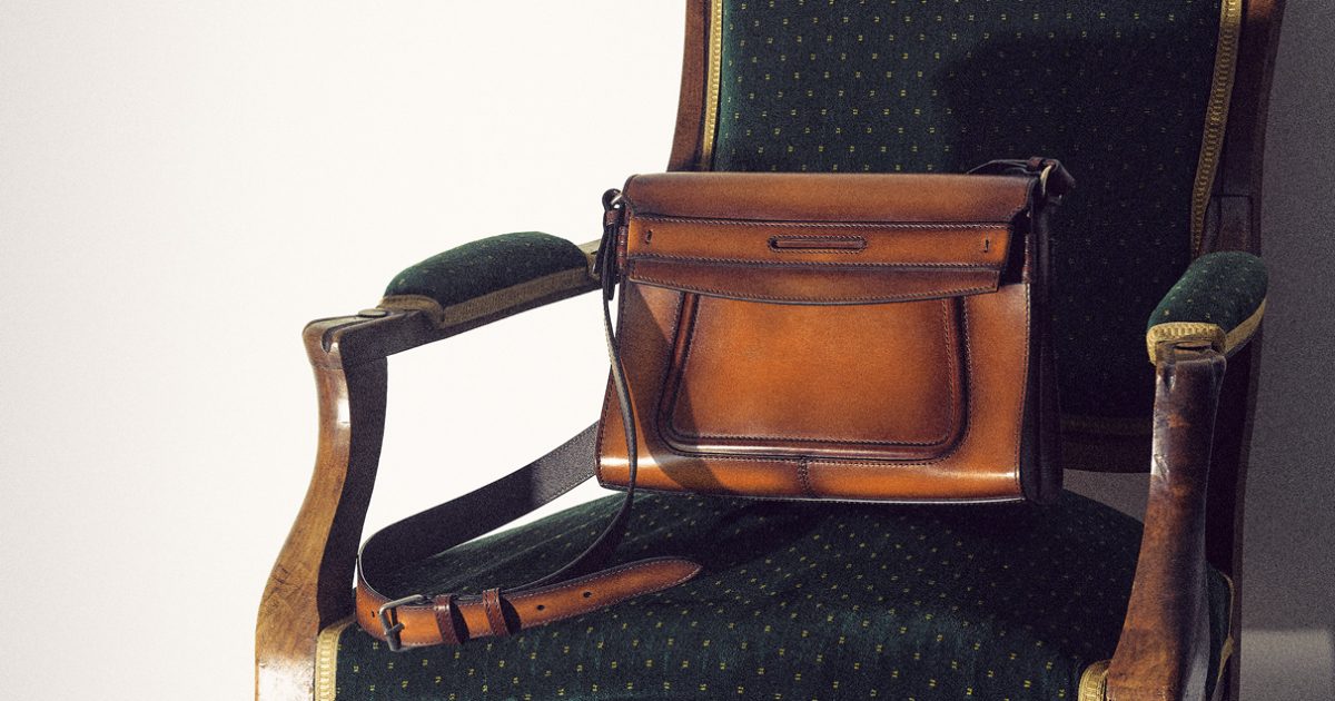 BERLUTI - 世界一つ 特注80万 ベルルッティ F501 レザー バッグ