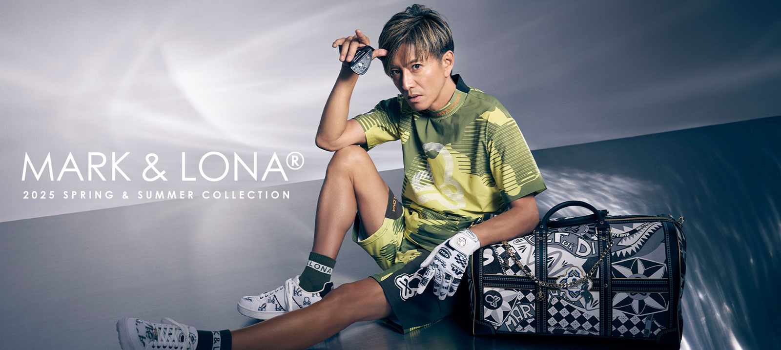 マークアンドロナ MARK&LONA 23ss カモフラ シャツ キムタク