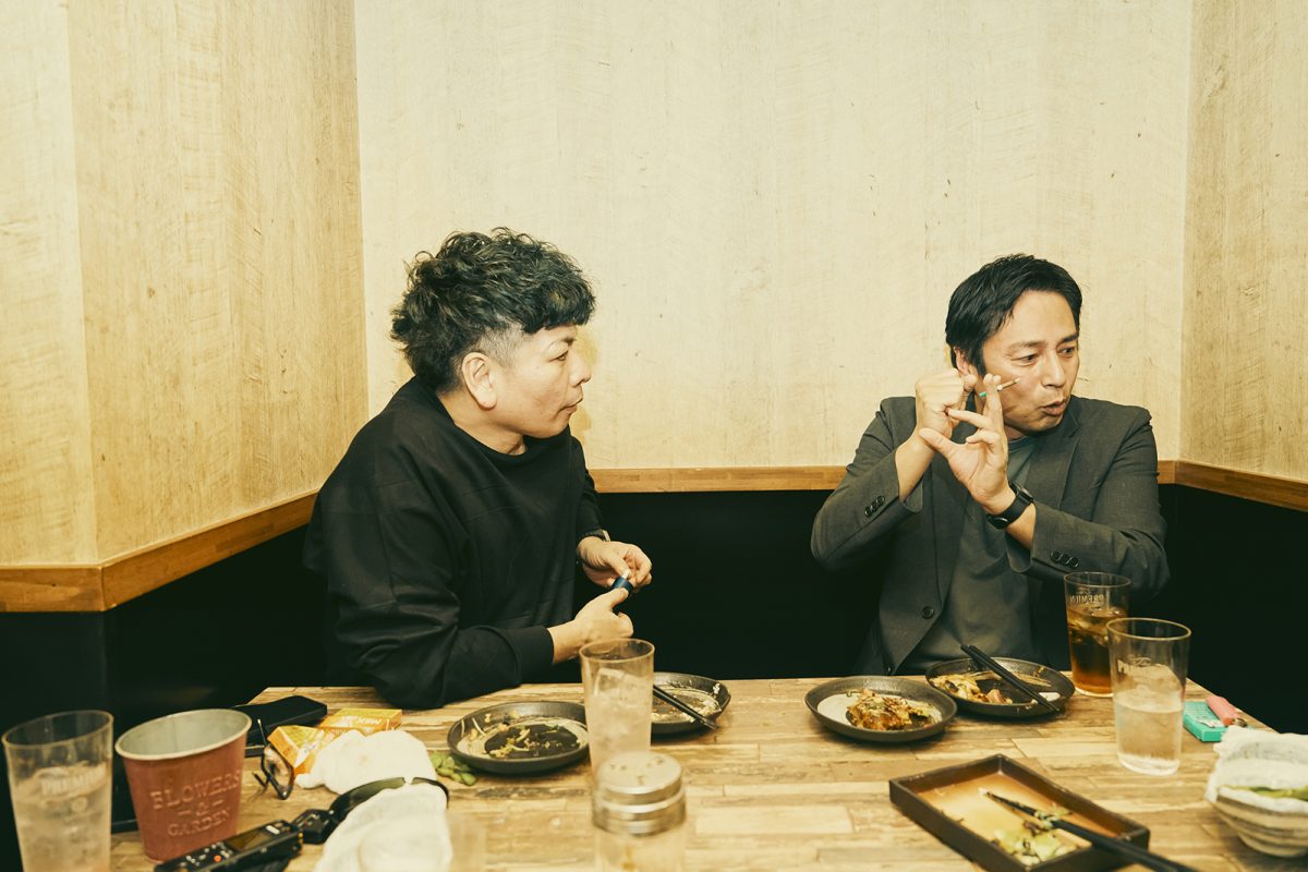 桝本壮志さんと徳井義実さん