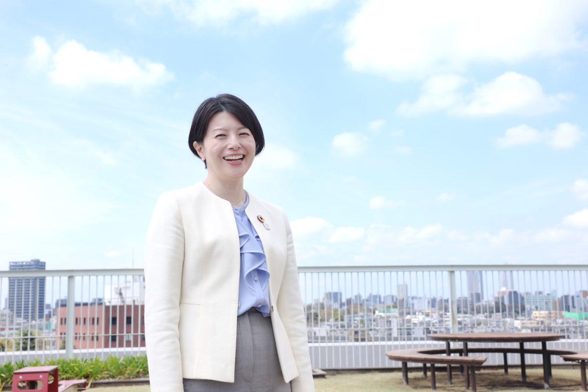 品川区長森澤恭子さん